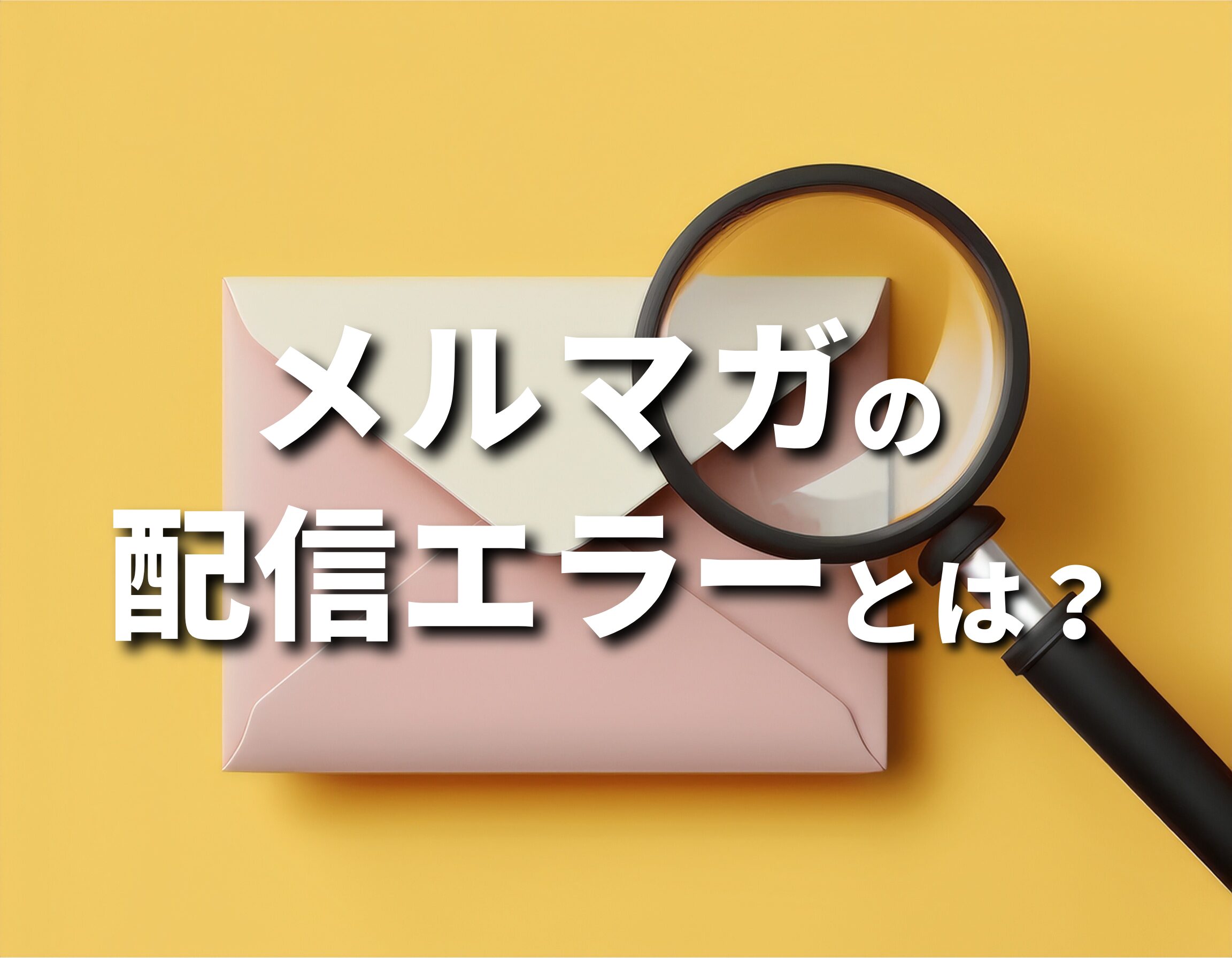 メルマガ配信エラーの種類と今すぐできる対策！