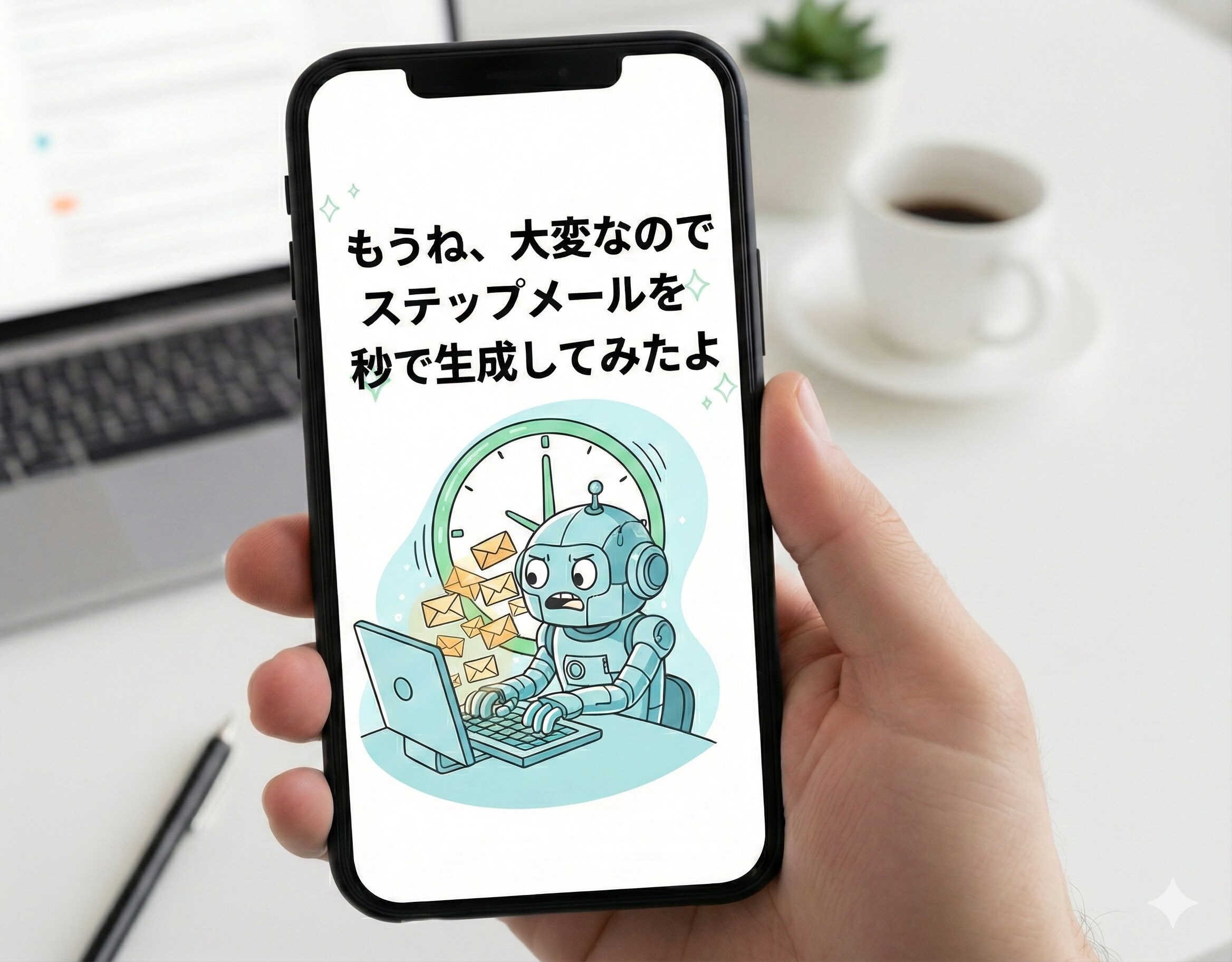 もうね、大変なのでステップメールを秒で生成してみたよ